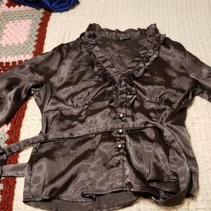 By ALYX olive colored blouse XL